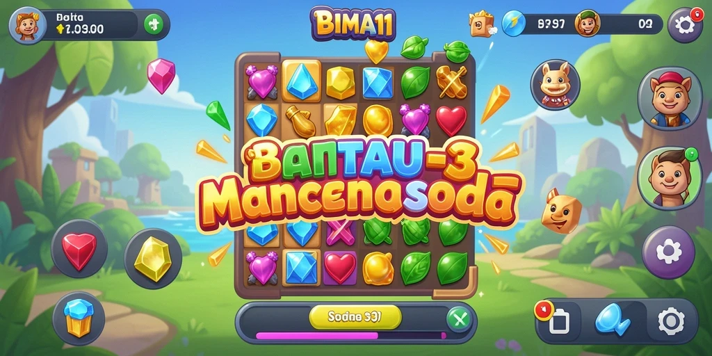 Tampilan gameplay BIMA11 yang menawan dan seru.