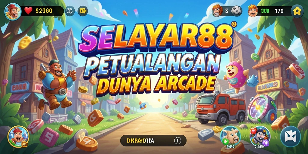 Tampilan gameplay Arcade yang seru dan menantang.
